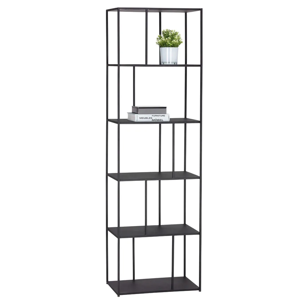 Cantrell 5 Tier Single Display Case - Matte Black, Iron