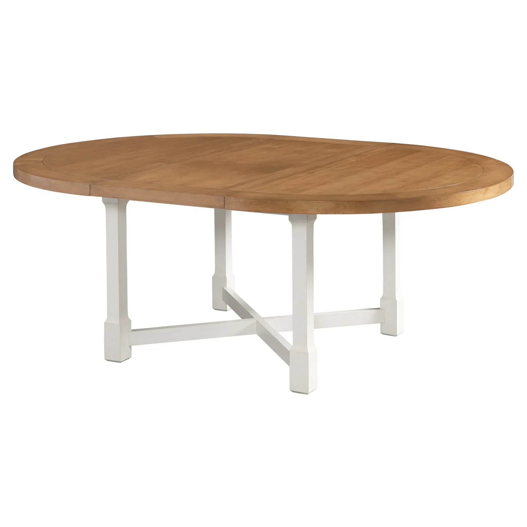 Capistrano Extendable Oval Dining Table - Brown, Maple