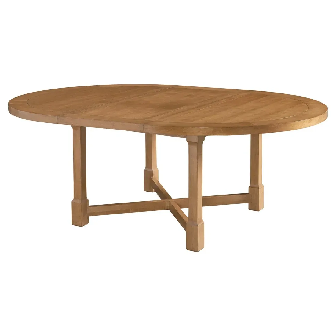 Capistrano Extendable Oval Dining Table - Brown, Maple image