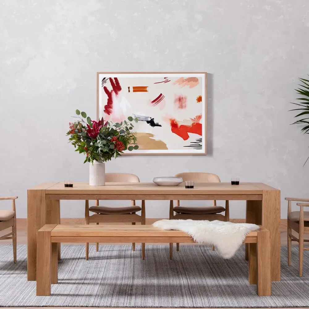 Capra Rectangular Dining Table - Light Oak