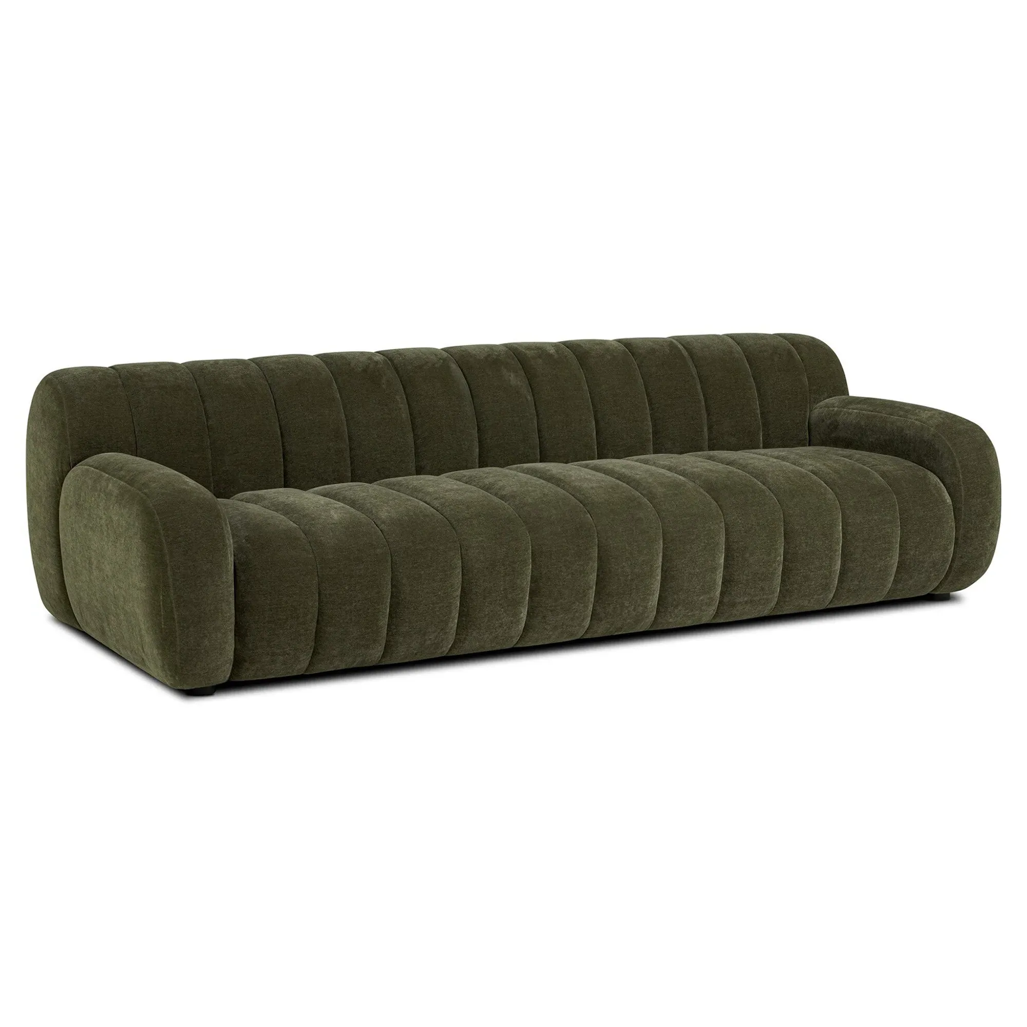 Carina Tufted Sofa - Olive, Velvet
