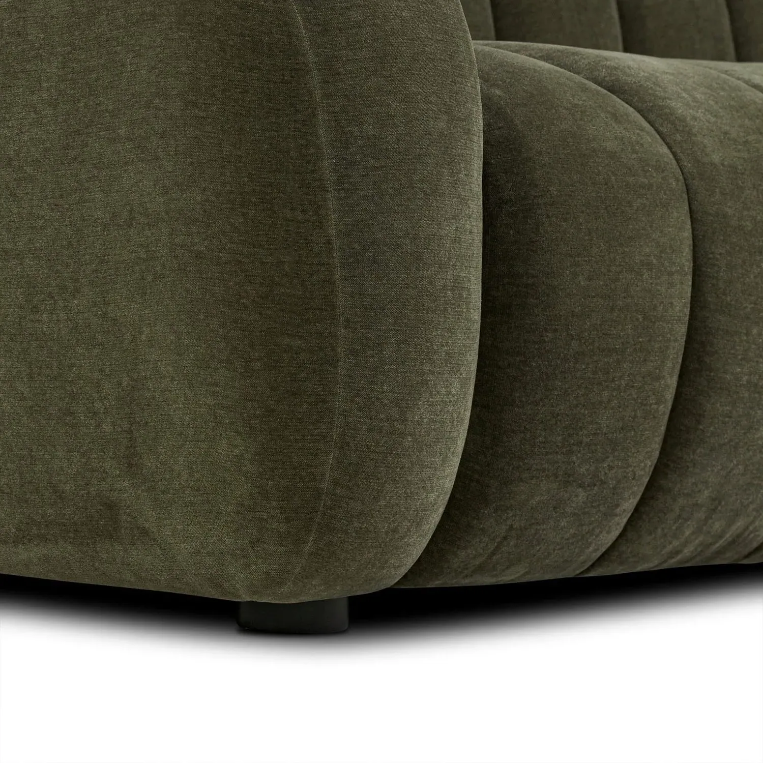 Carina Tufted Sofa - Olive, Velvet