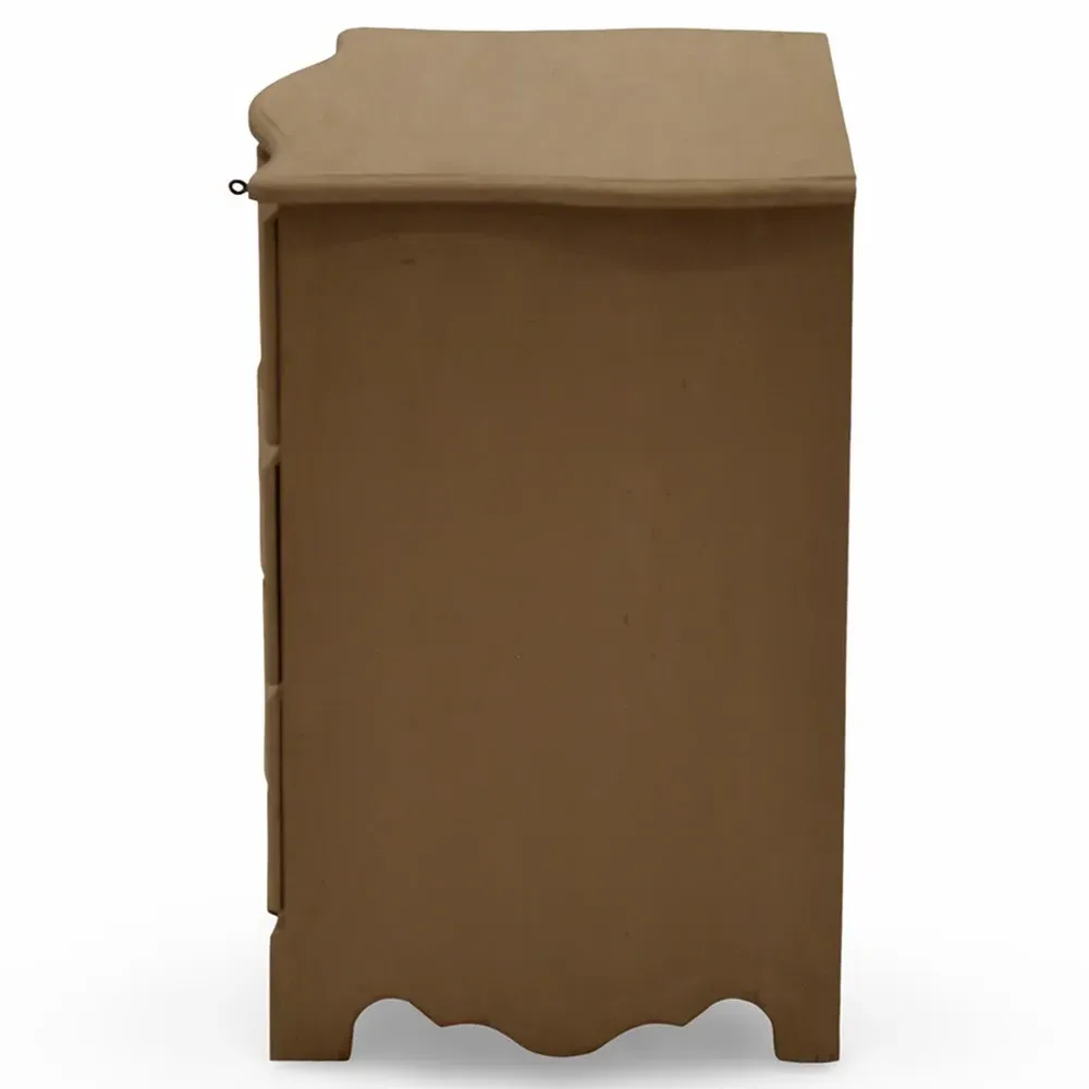 Carisse Bachelor Chest - Brown, Reclaimed Pine