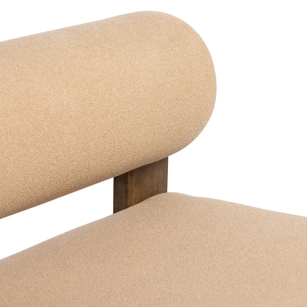 Carlo Occasional Chair - Brown, Ash Wood