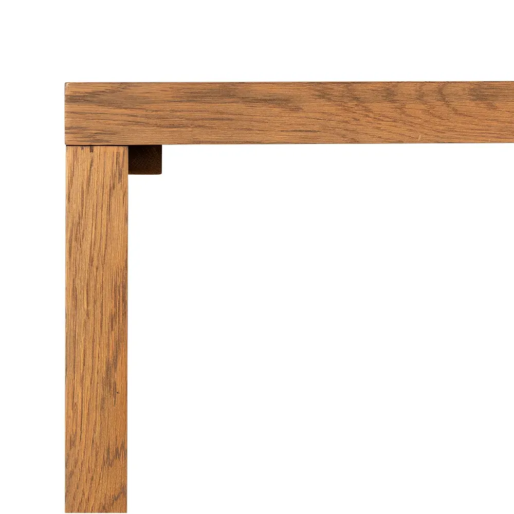 Carlos Desk - Brown, Oak Veneer