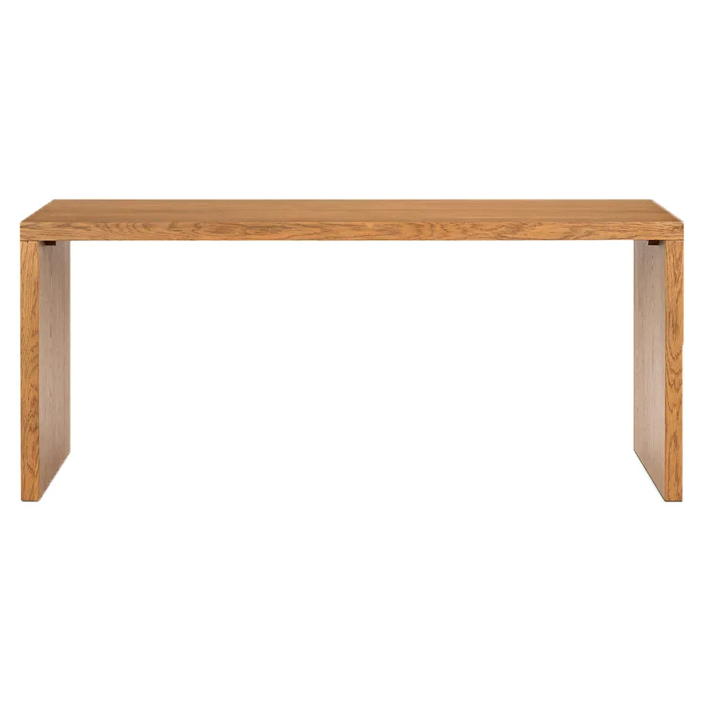 Carlos Desk - Brown, Oak Veneer image