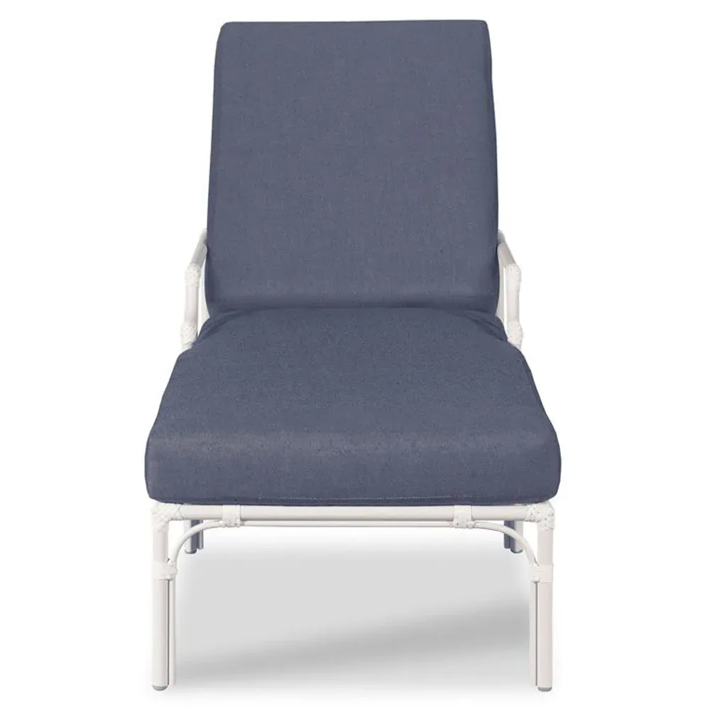 Carlyle Outdoor Chaise - White, Aluminum