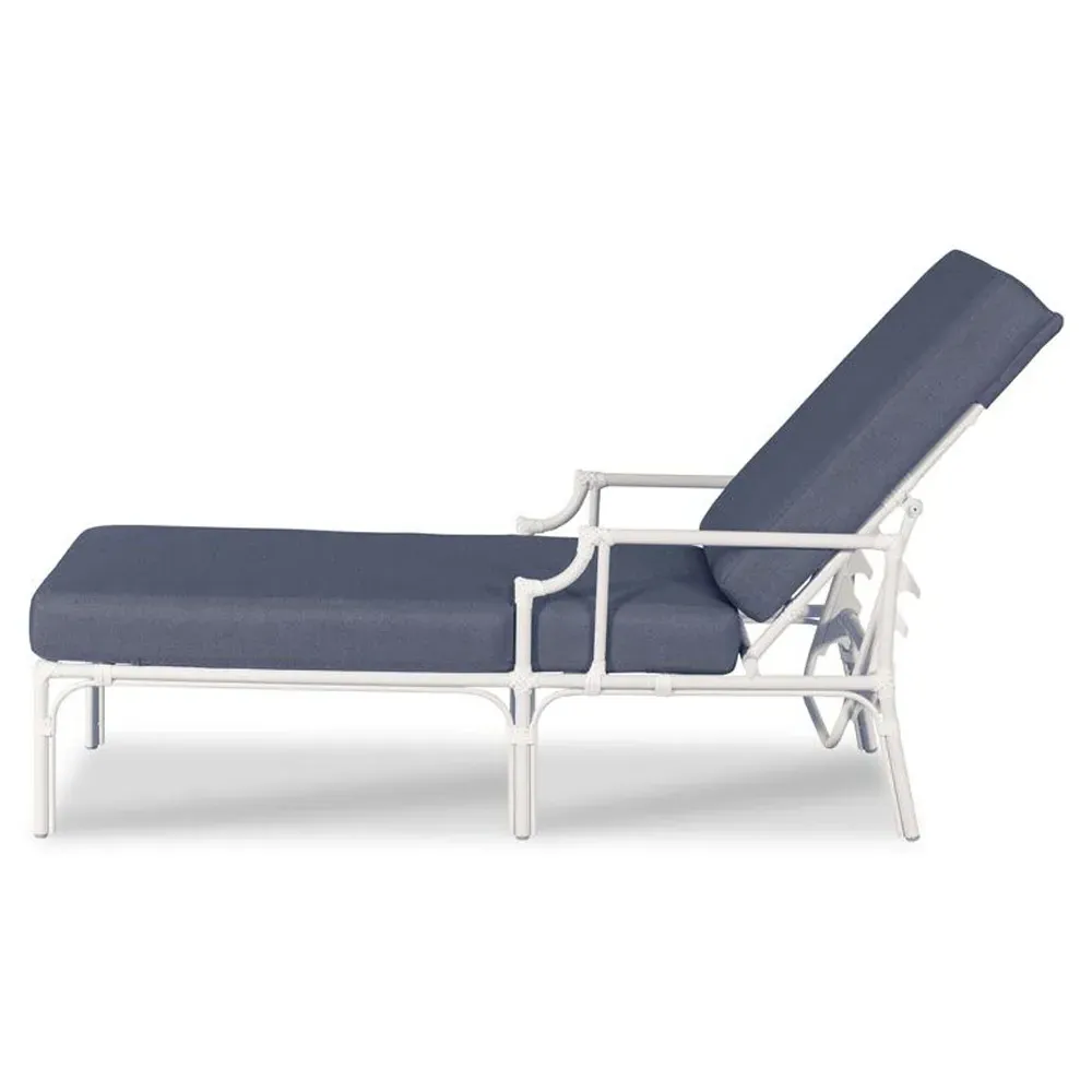 Carlyle Outdoor Chaise - White, Aluminum