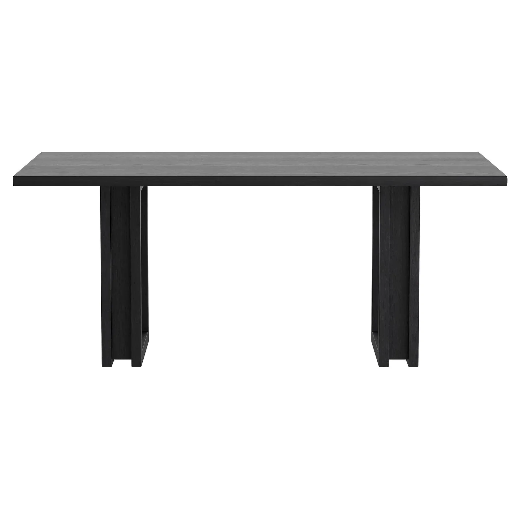 Carmel Rectangular Dining Table - Black, Mango Wood image