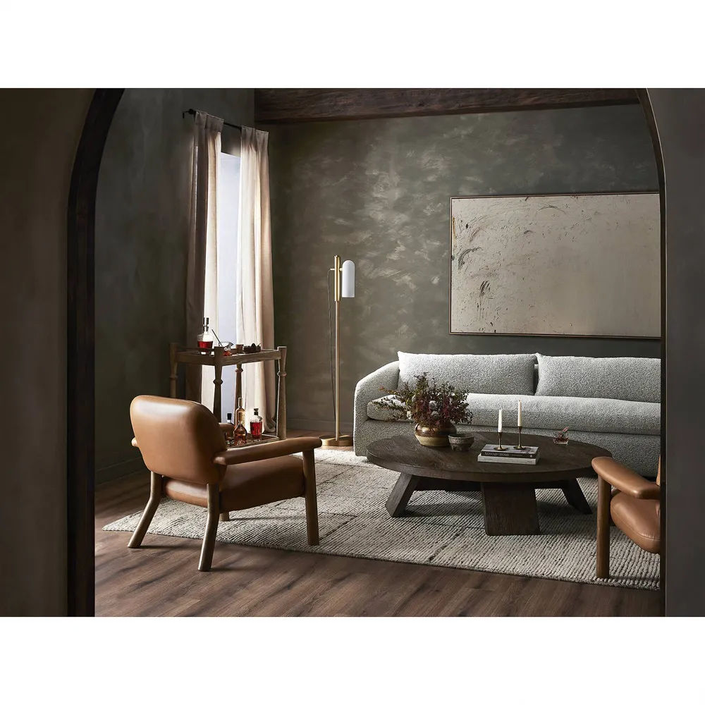 Carmen Bar Cart - Brown, Oak