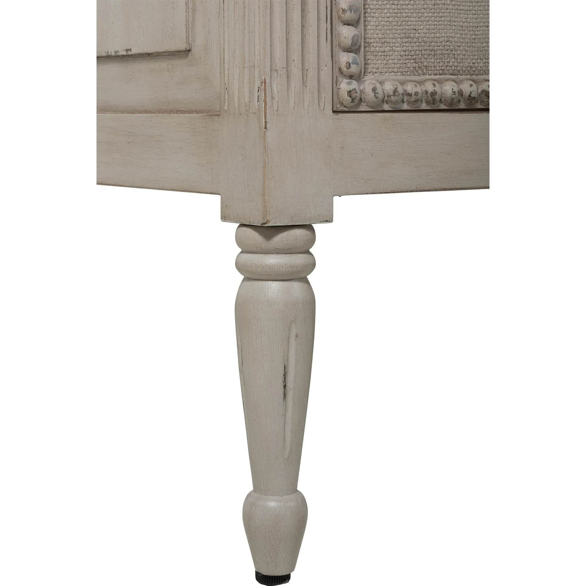 Caroline French Country Dresser - Antique White, Mahogany