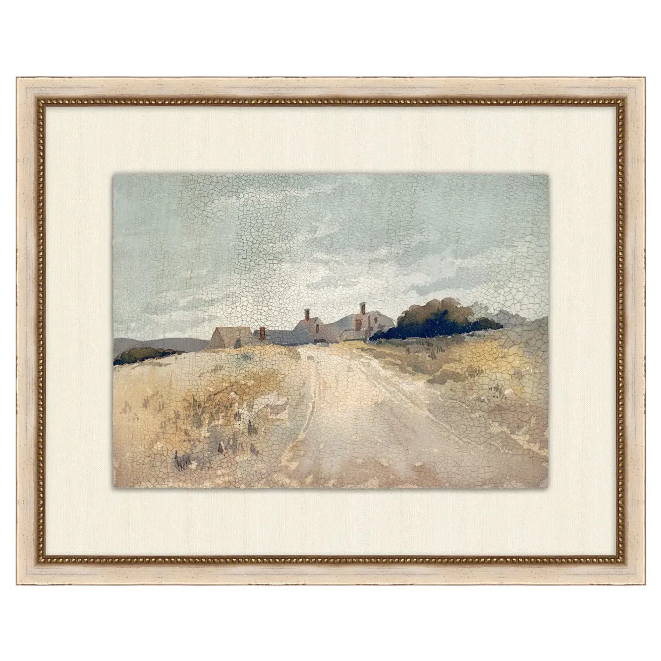 Caroline Landscape Natural Frame Illustration 3 - Beige