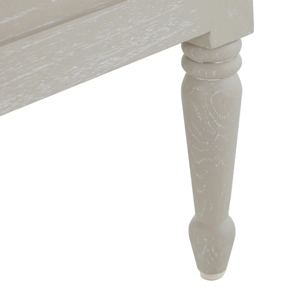 Caroline Oak Double Dresser - Cerused White, Oak