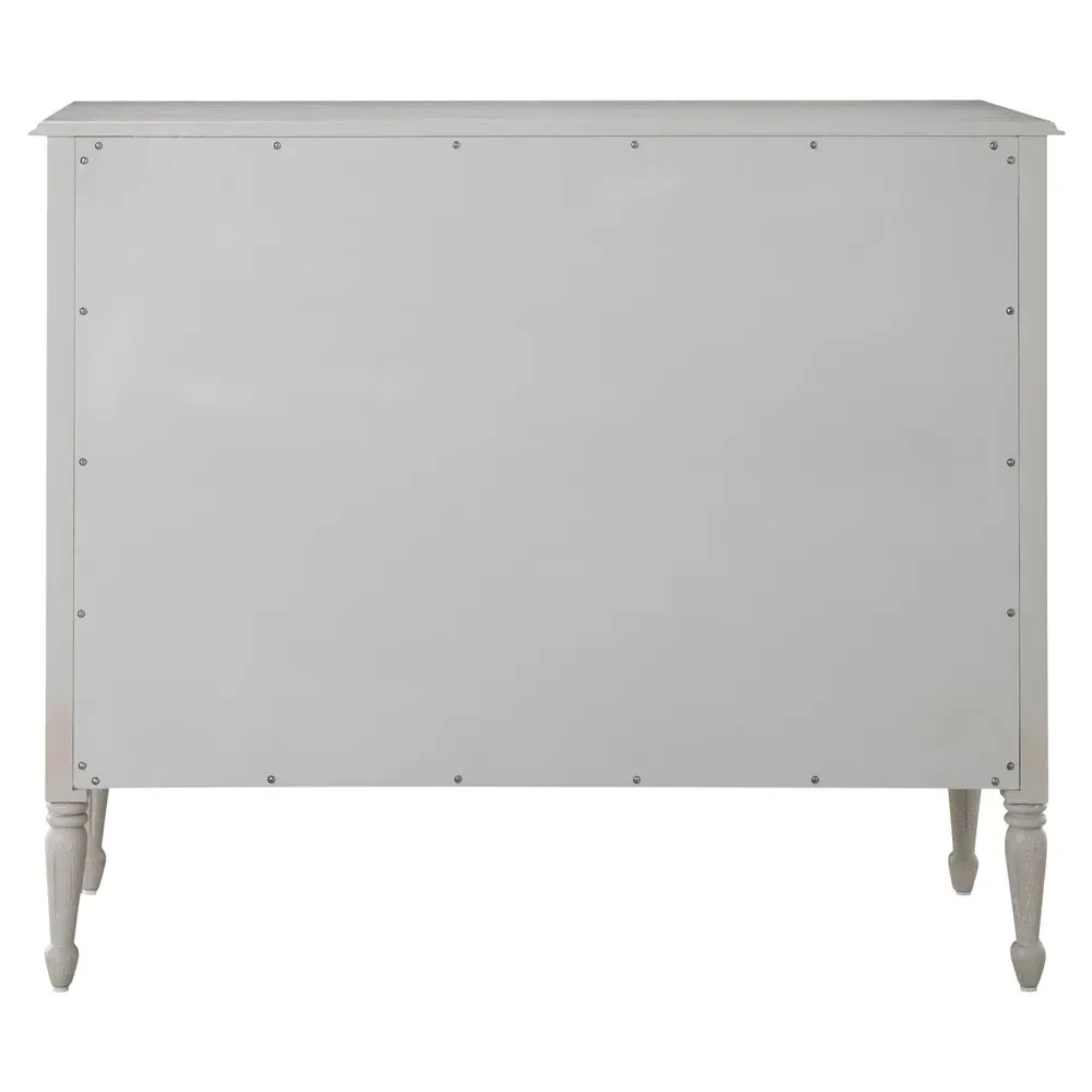 Caroline Oak Dresser - Cerused White, Oak