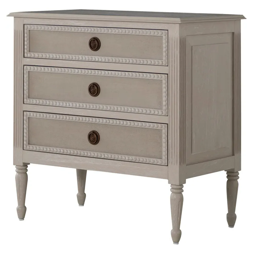 Caroline Oak Nightstand - White, Oak