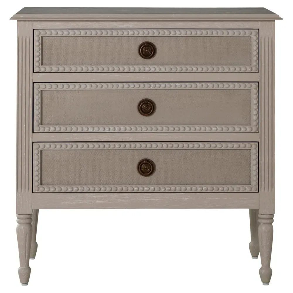 Caroline Oak Nightstand - White, Oak image