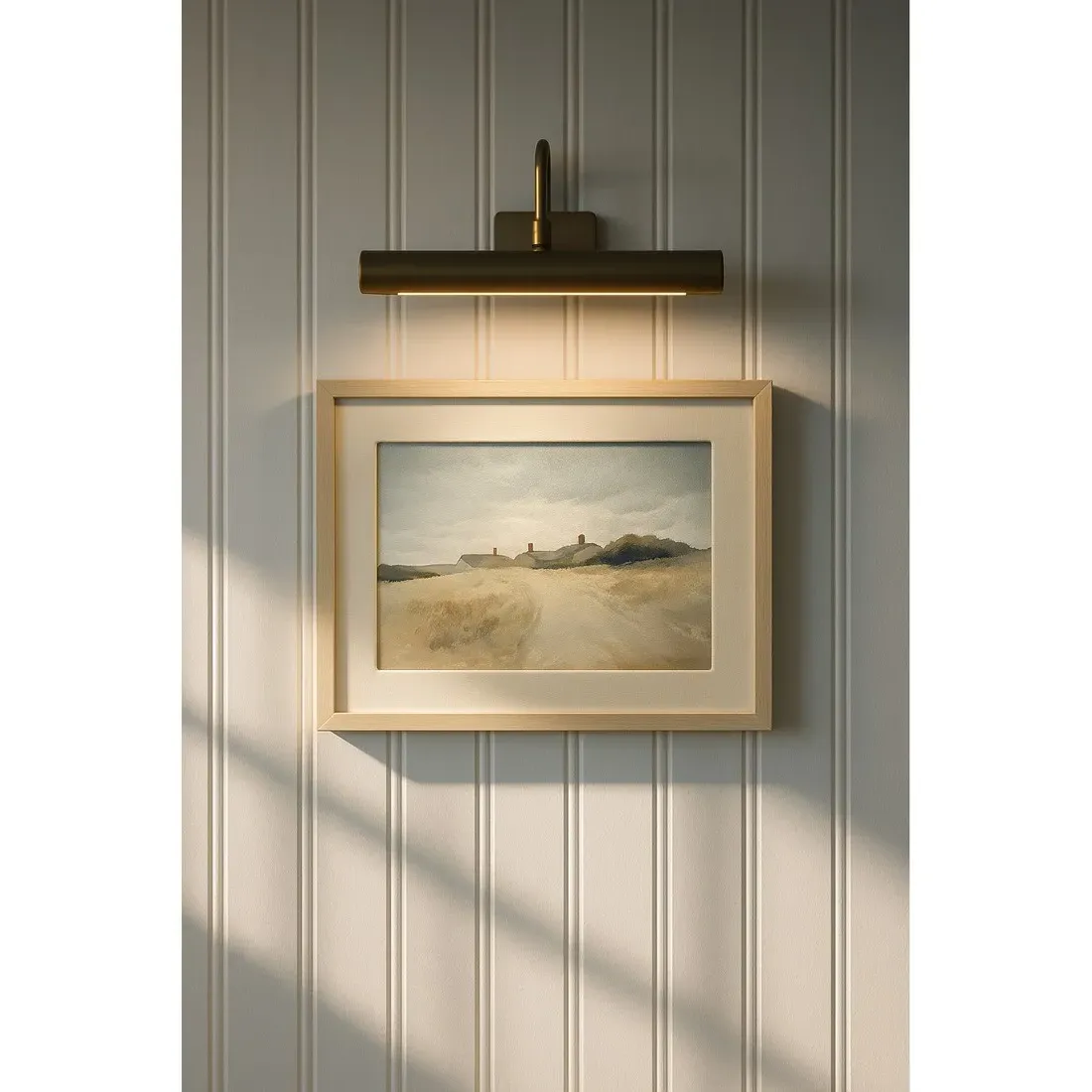 Caroline Path Landscape Painting III - Beige