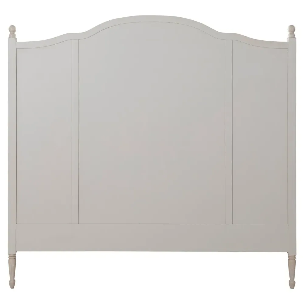 Caroline Queen Size Bed Frame - White, Mahogany