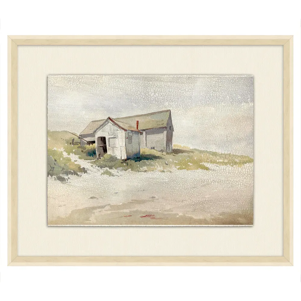 Caroline Sailboat Seascape Painting IV - Beige