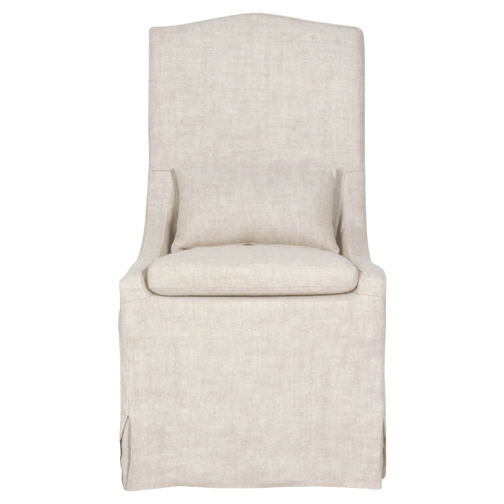 Carrie Upholstered Parsons Dining Chair Set of 2 - Beige