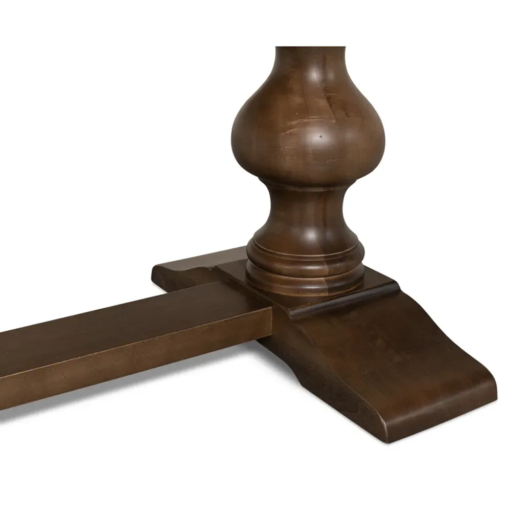 Carson Rectangular Dining Table - Brown, Wood