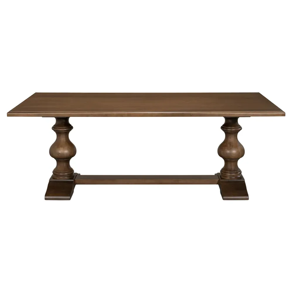 Carson Rectangular Dining Table - Brown, Wood image