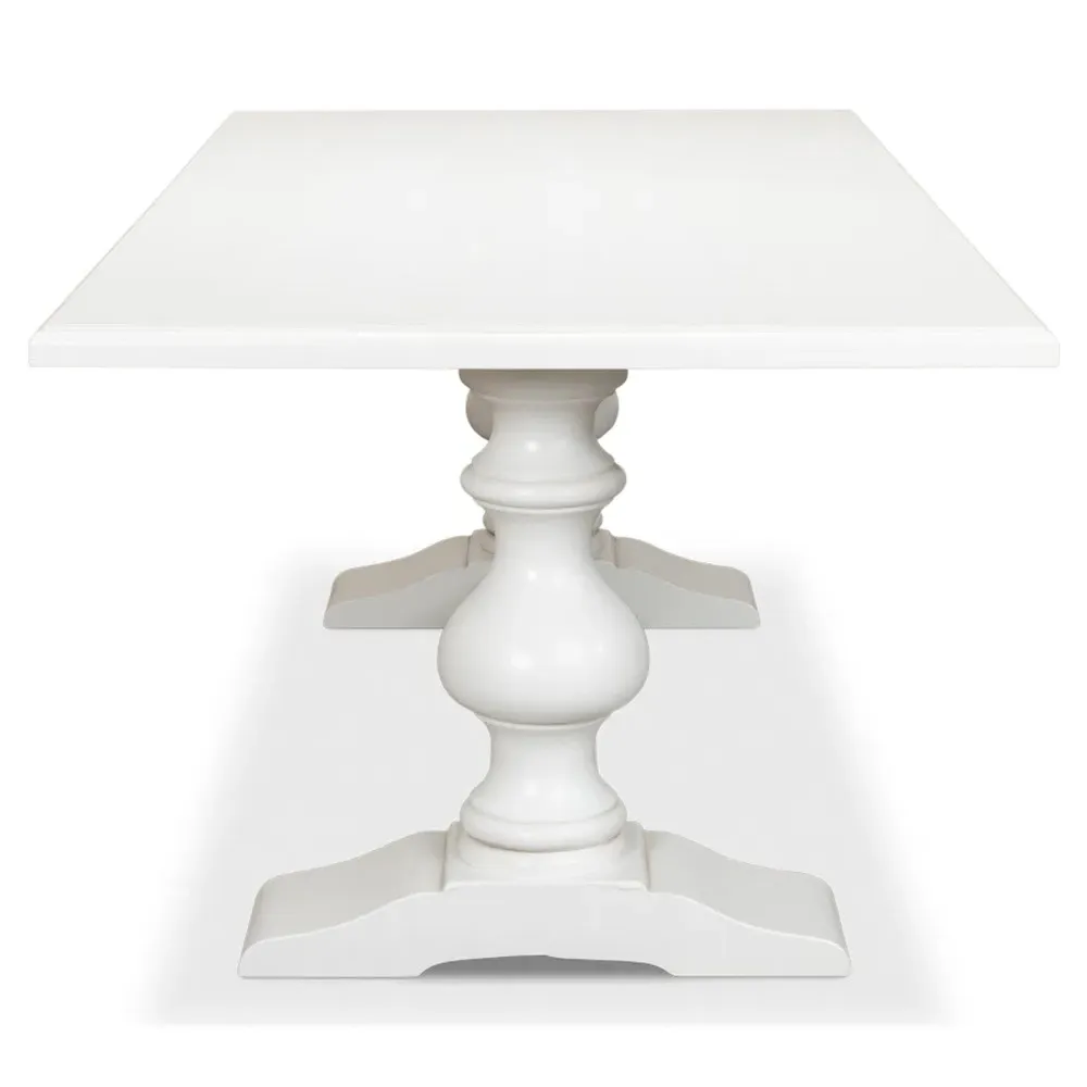 Carson Rectangular Dining Table - White, Wood