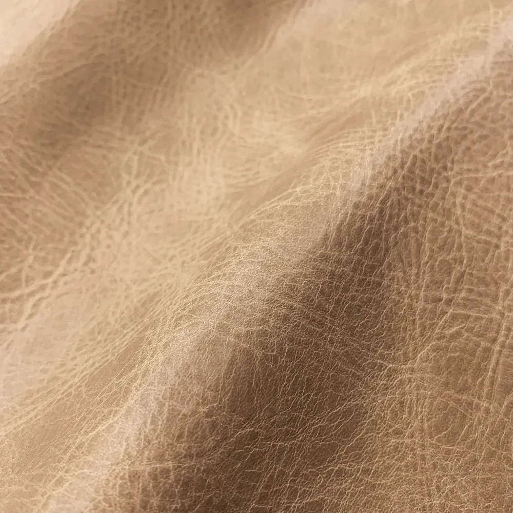 Carter Caster Chair and a Half - Beige, Leather