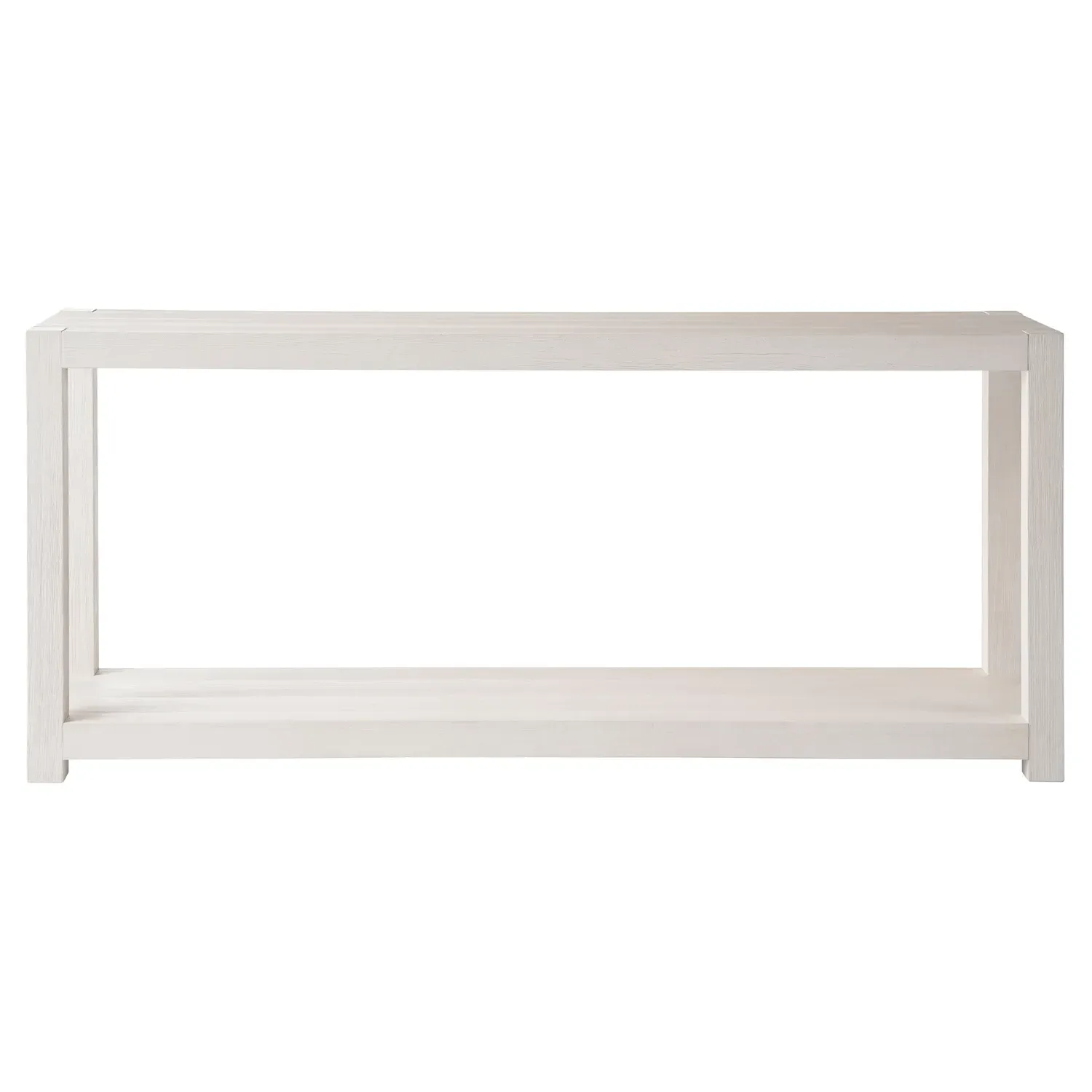 Carter Rectangular Console Table - White Sand, Oak