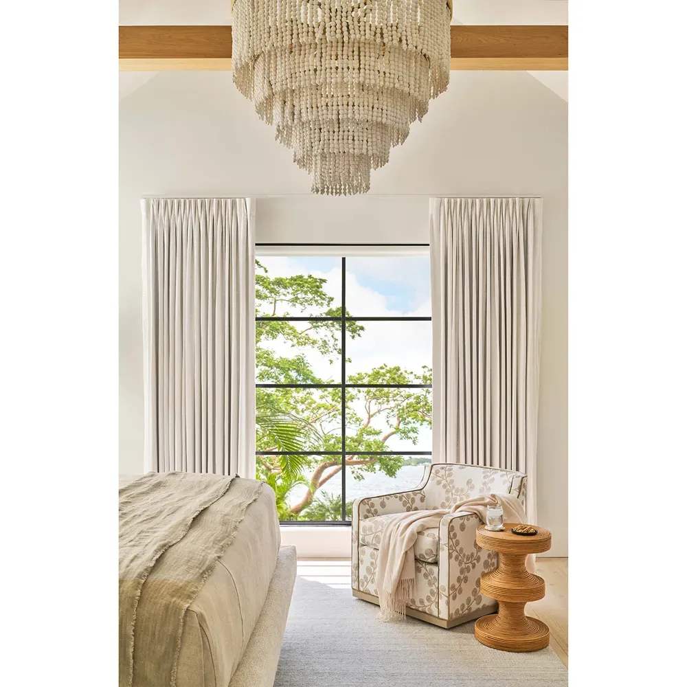 Carter Round Side Table - Natural, Rattan