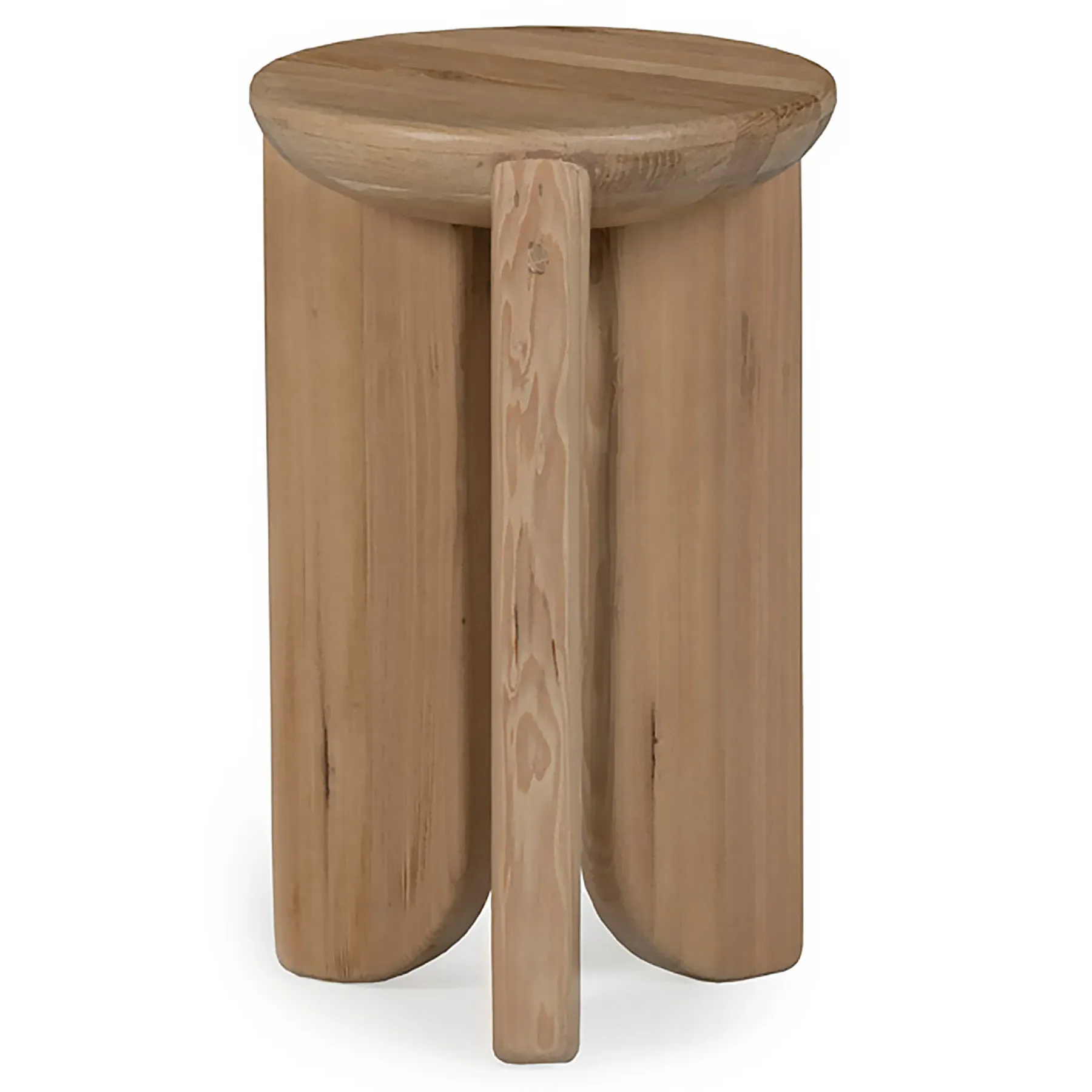 Carter Small Round Side Table - Brown, Oak image