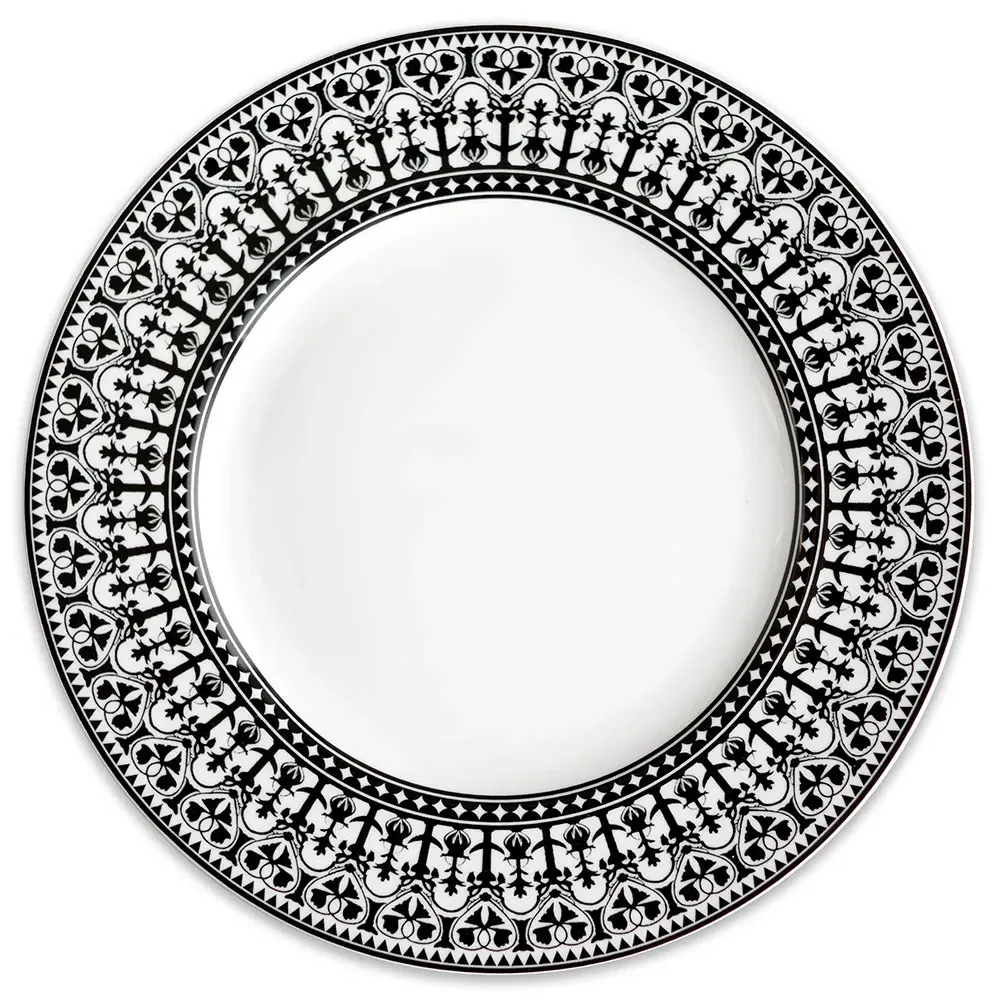 Casablanca Dinner Plate - Black, Porcelain