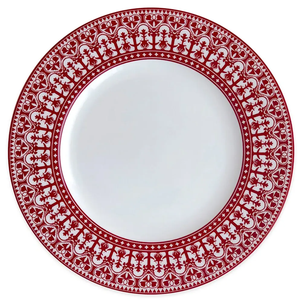 Casablanca Dinner Plate - Crimson, Porcelain
