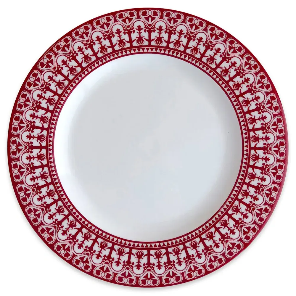 Casablanca Salad Plate - Crimson, Porcelain image
