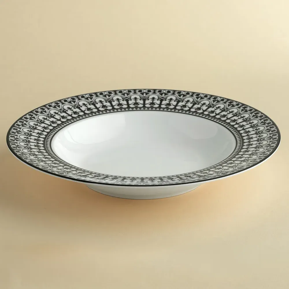 Casablanca Soup Bowl - White, Porcelain