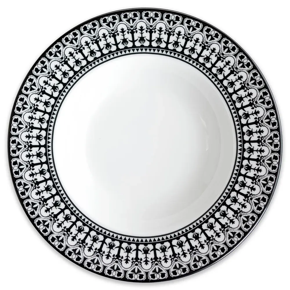 Casablanca Soup Bowl - White, Porcelain