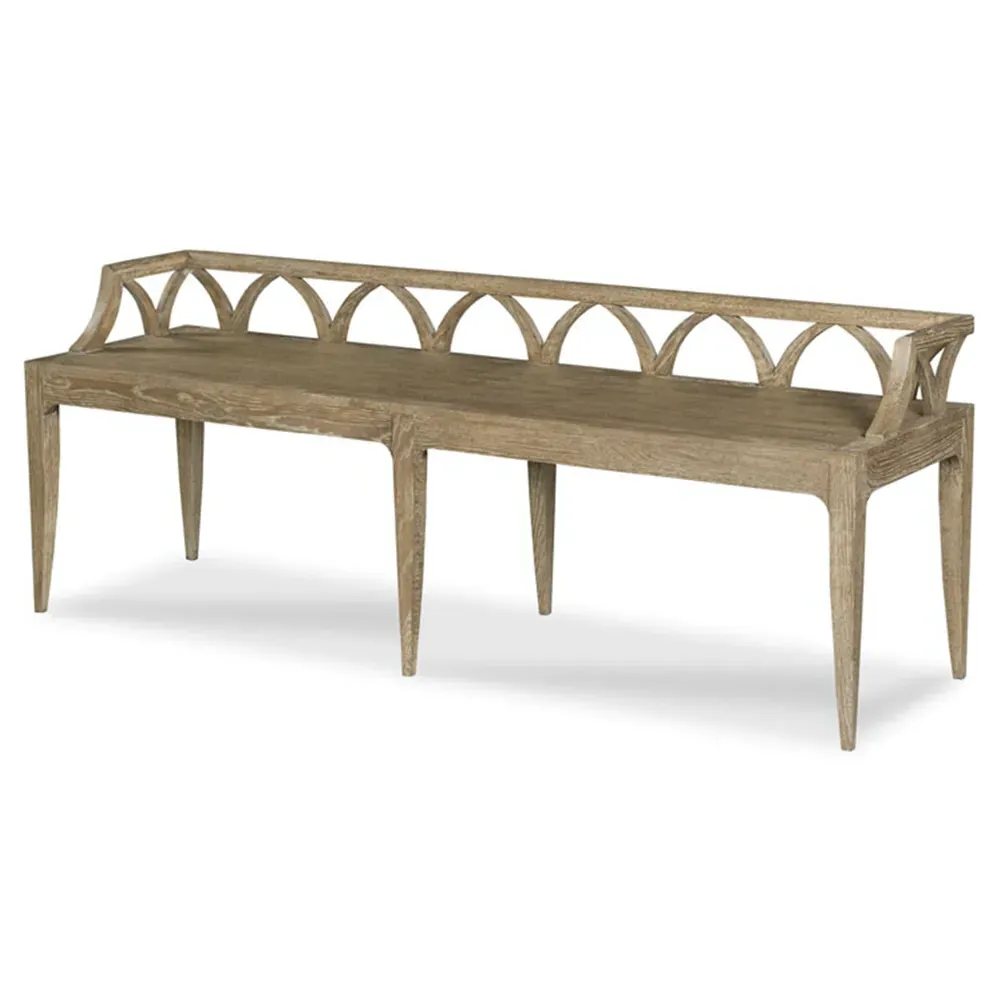 Cascade Dining Bench - Vintage Brown, Oak