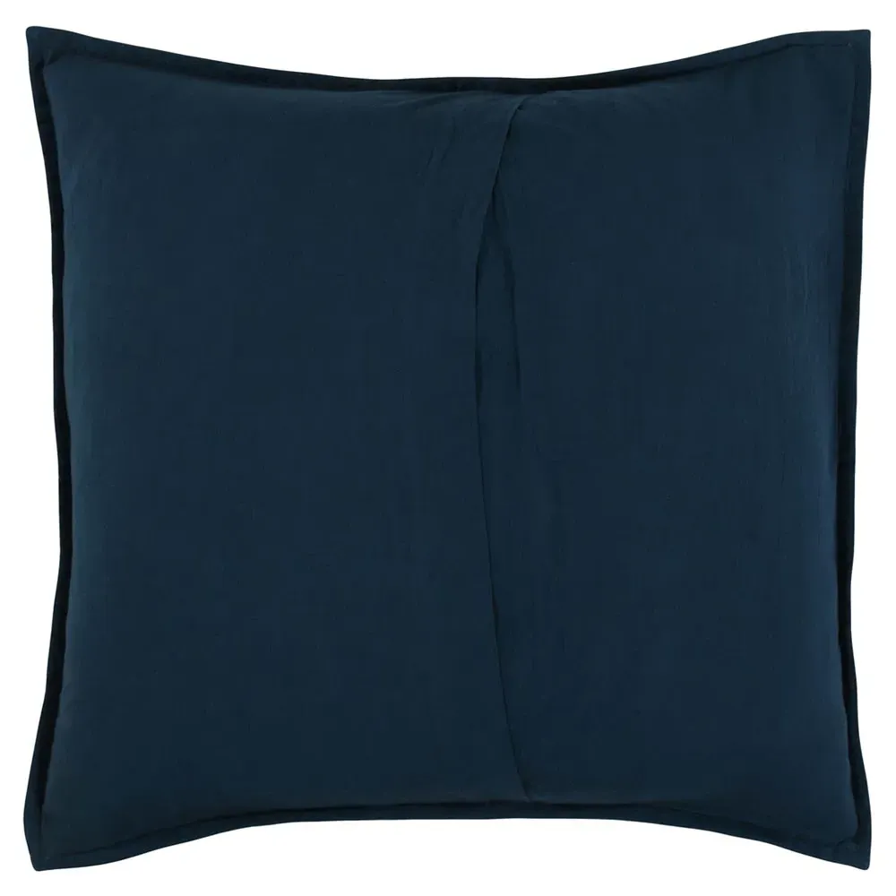 Casen Euro Linen Sham - Midnight Blue