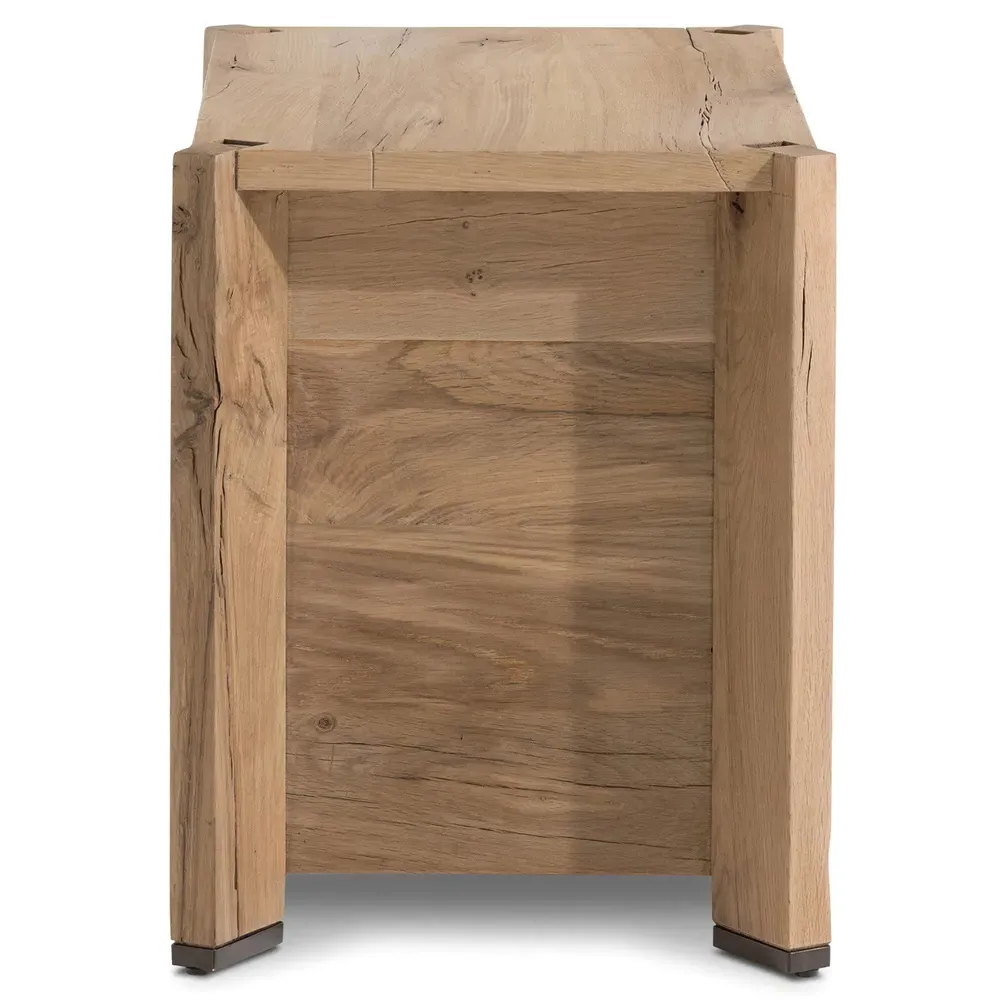 Casey Nightstand - Natural, Reclaimed Oak