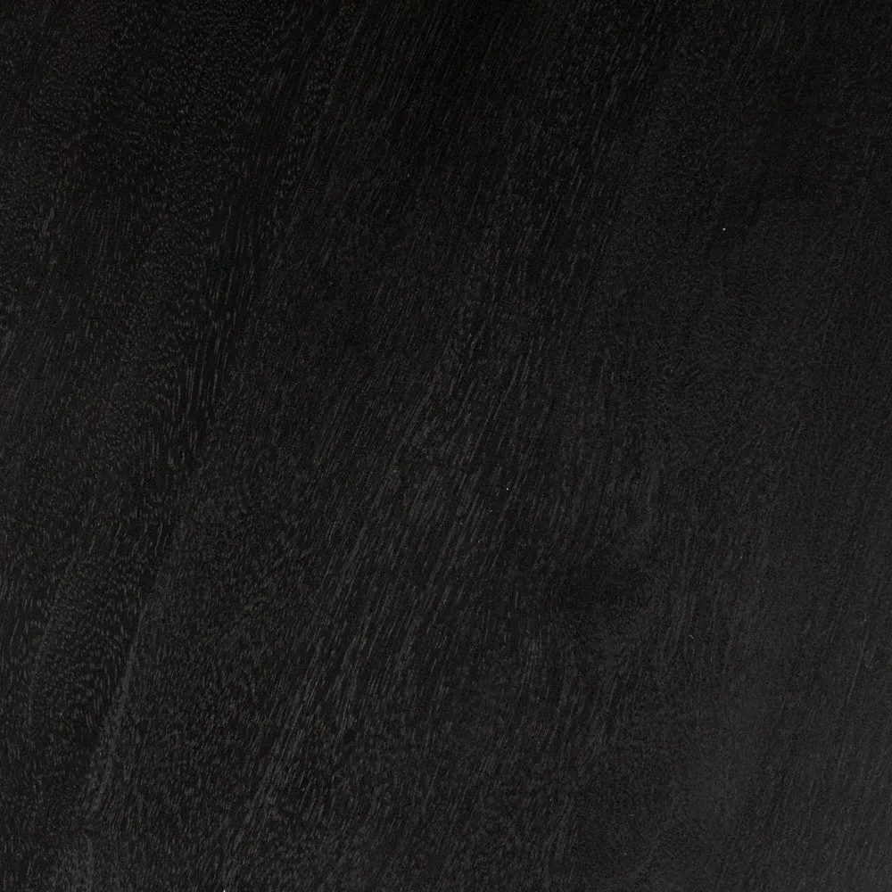 Cassandra Round Coffee Table - Black, Mango Wood