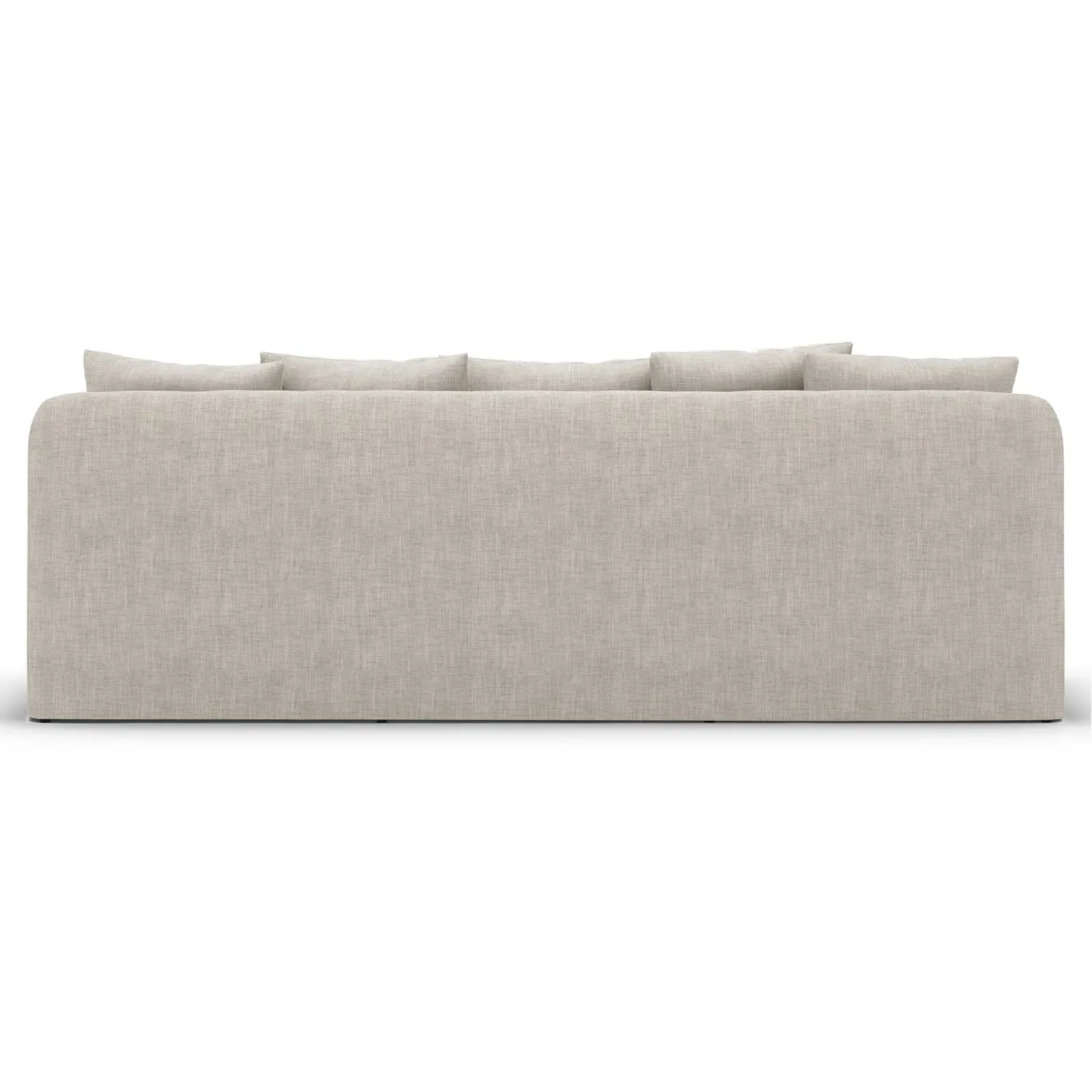 Cassandra Slipcovered Outdoor Sofa - Stone Grey, Olefin
