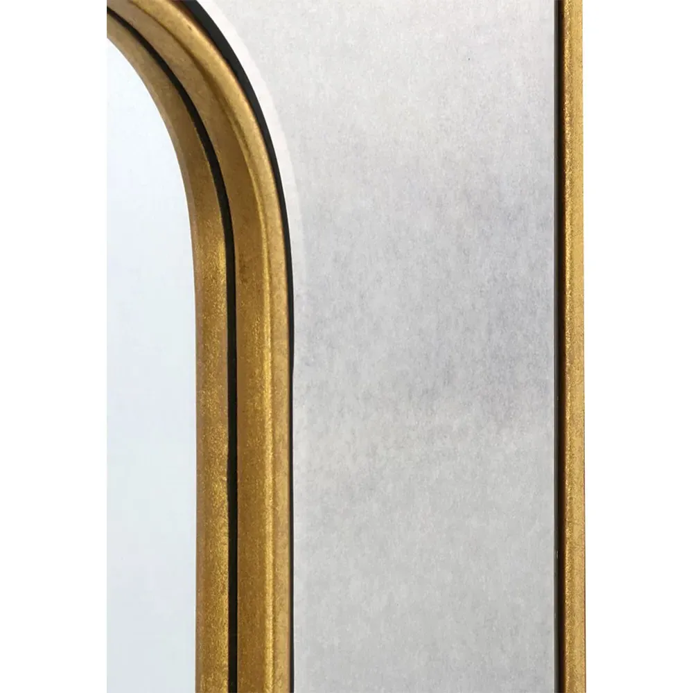 Cassia Quatrefoil Wall Mirror - Gold