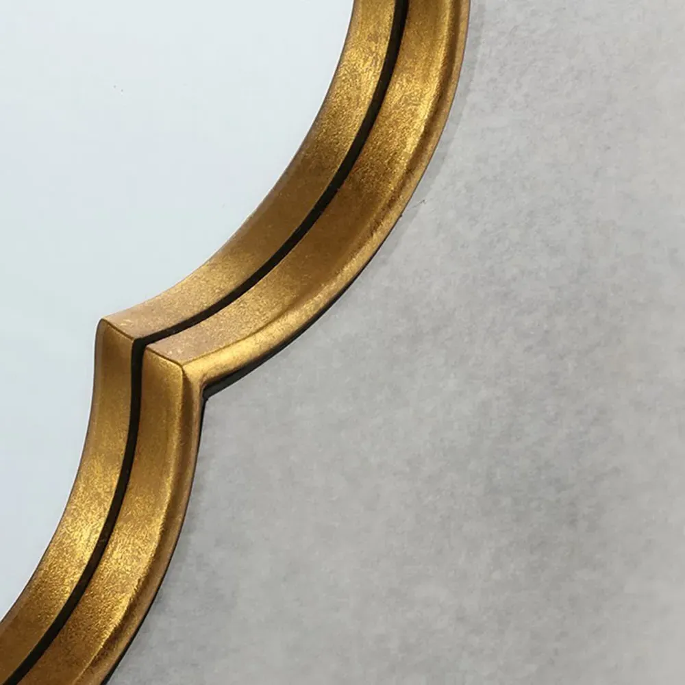 Cassia Quatrefoil Wall Mirror - Gold