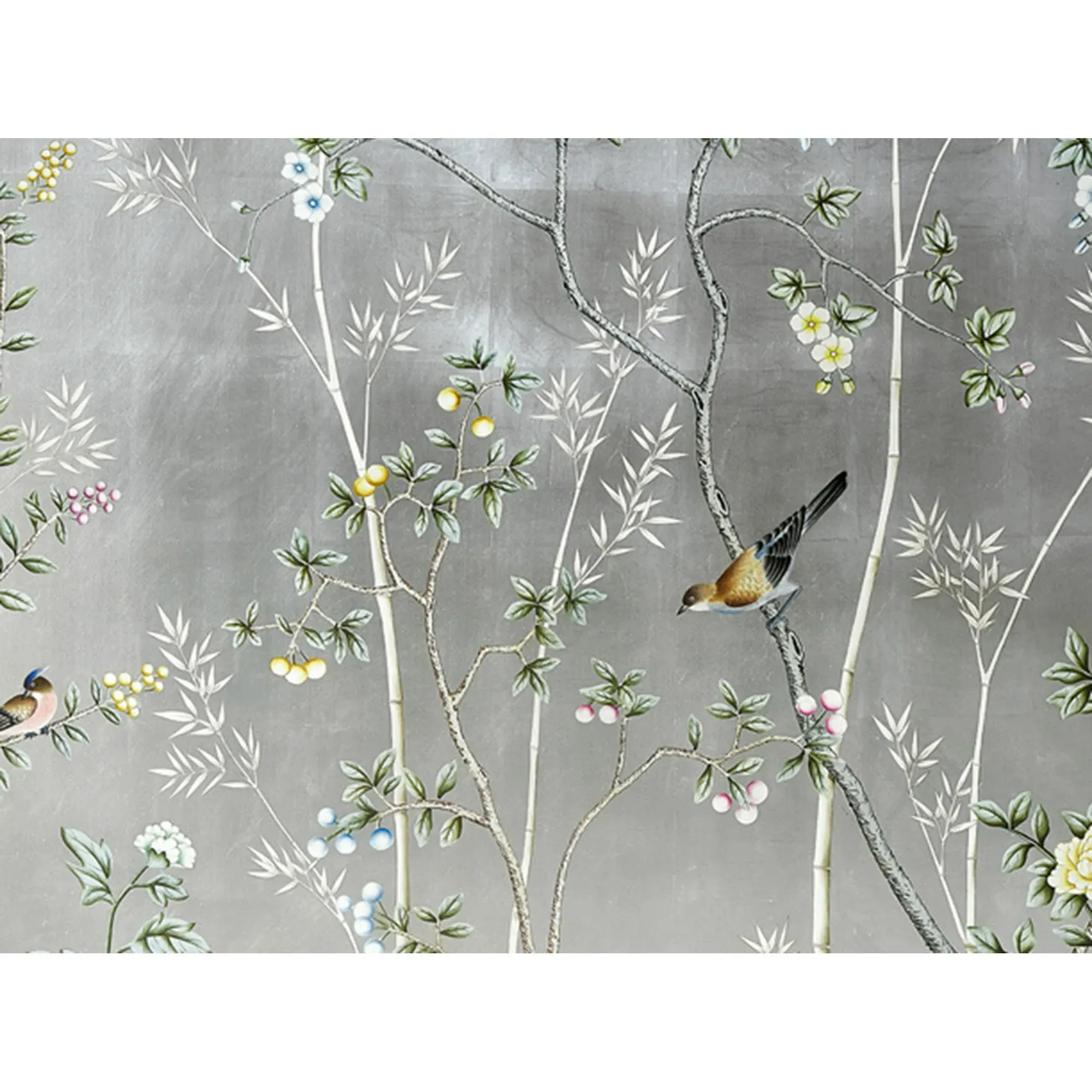 Cassian King Size Arched Bed - Silver, Beech Wood