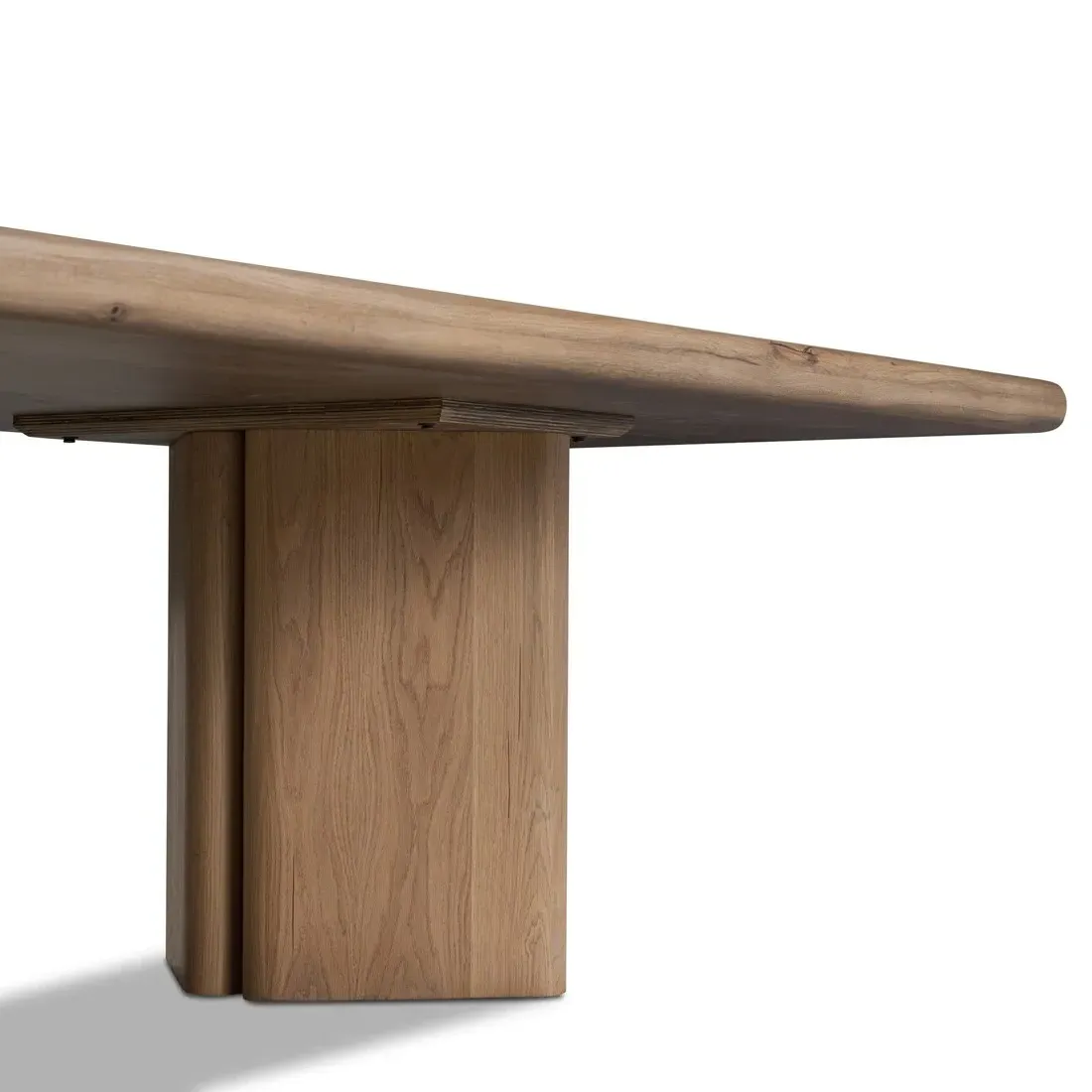 Castro Rectangular Dining Table - Natural, Reclaimed Oak