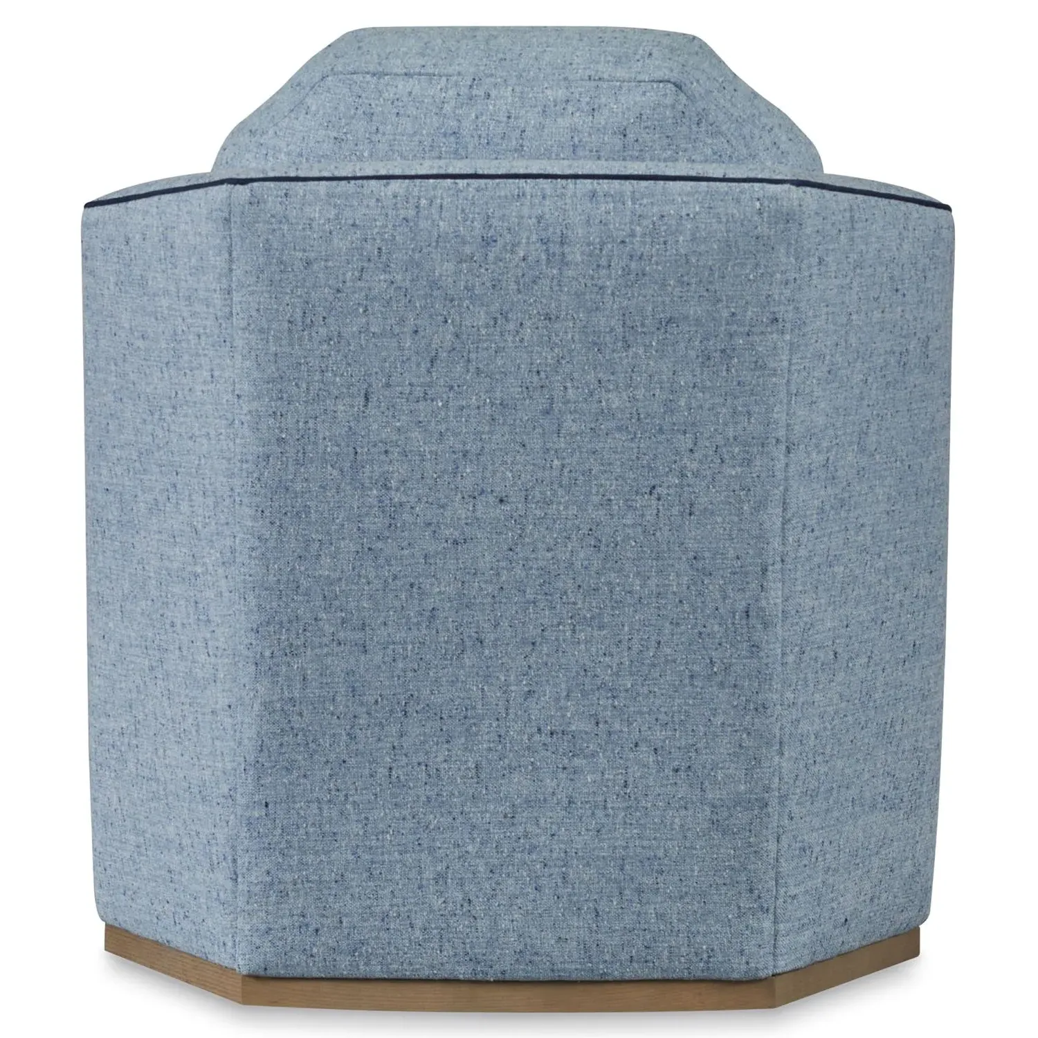 Catherine Coastal Beach Swivel Chair - Cobalt Blue