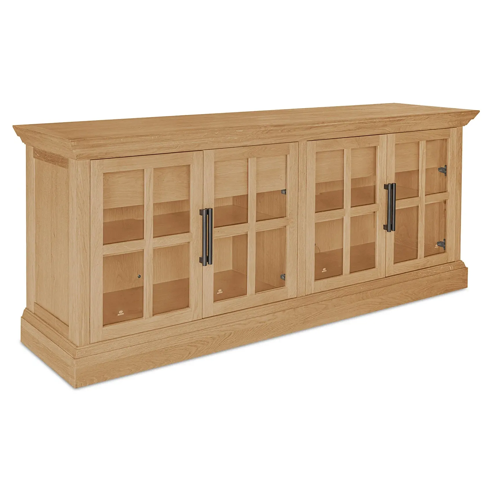 Cathy Oak Media Cabinet - Brown