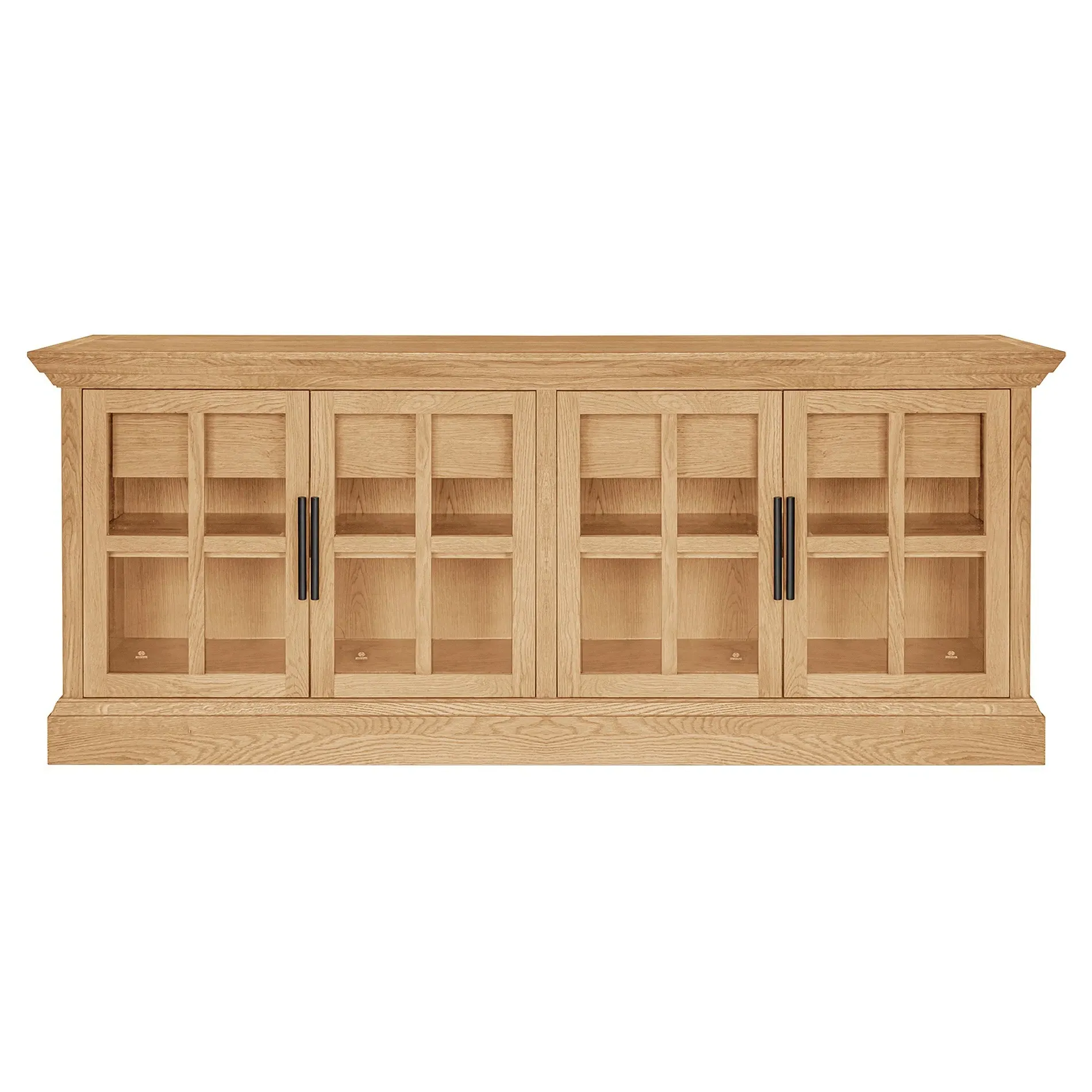 Cathy Oak Media Cabinet - Brown image