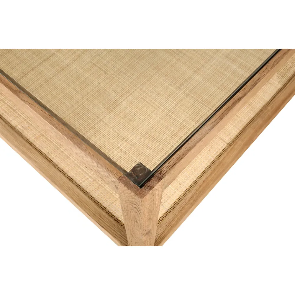 Catina Square 2 Tier Coffee Table - Brown, Oak