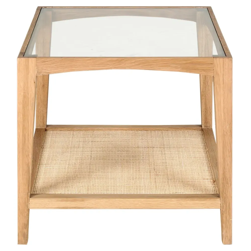Catina Square Side Table - Brown, Oak image